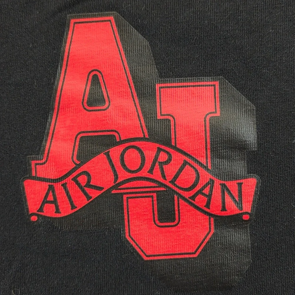 Air Jordan Long Sleeve T-Shirt Black Graphic‎ Print Mens Size Small